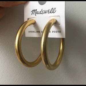 Madewell Gold Hoop Earrings